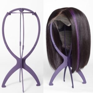 High Quality Plastic Wig Stand Portable